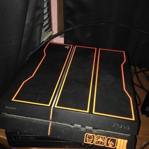 PS4 with games and headset